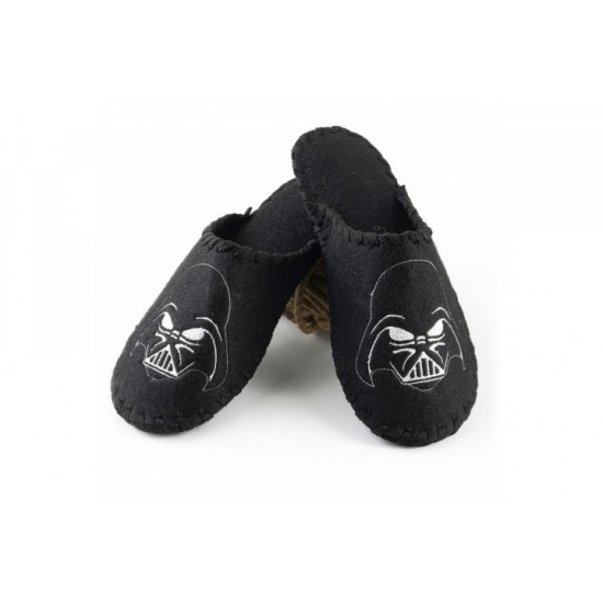 Luxyart felt slippers with 