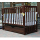 Baby crib Veres Sonya LD13 Walnut pendulum with drawer