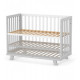 Baby crib Veres Sonya LD1 Manhattan on legs White-Grey