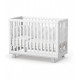 Baby crib Veres Sonya LD1 Manhattan on legs White-Grey