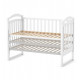 Baby crib for newborn Veres Sonya LD6 White with pendulum and drawer