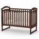 Baby crib Veres Sonya LD6 Walnut without drawer