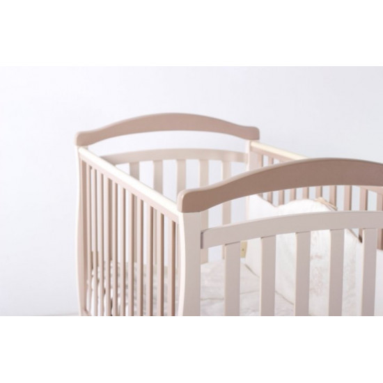 Baby crib Veres Sonya LD6 Cappuccino without drawer