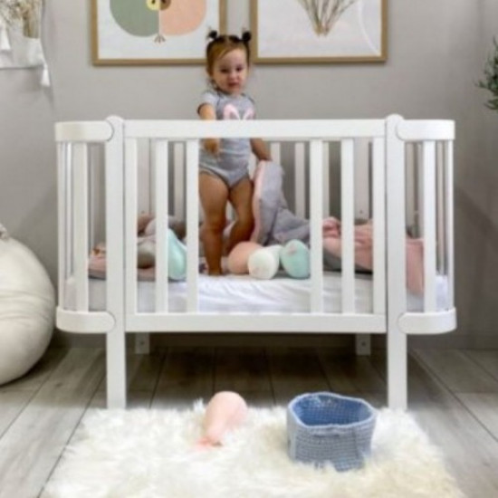 Baby crib Veres Sonya Monaco LD5 White