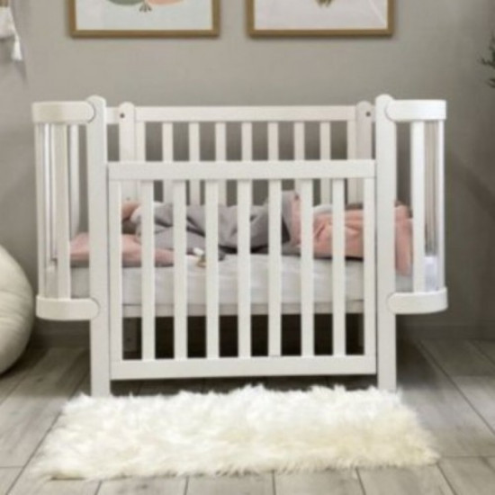 Baby crib Veres Sonya Monaco LD5 White