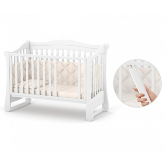 Crib Veres LD18 White pendulum without drawer