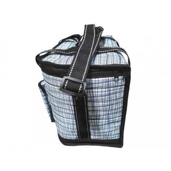 Isothermal bag Time Eco TE-3015SX 15 l, white stripe print