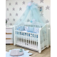 Baby crib Veres Sonya LD18 White transverse pendulum with drawer