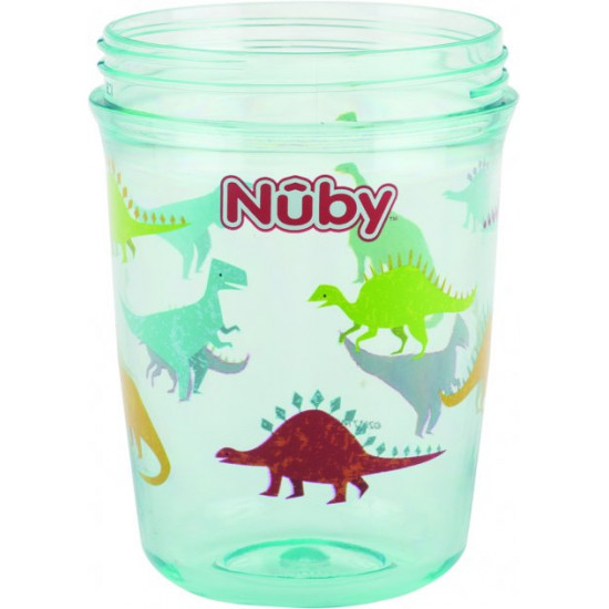 Tritan sippy cup Nuby with sippy cup and cap 240 ml from 12 months (NV0414017aqua)