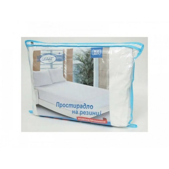 Waterproof sheet mattress cover Aquastop with elastic band Leleka 180x200