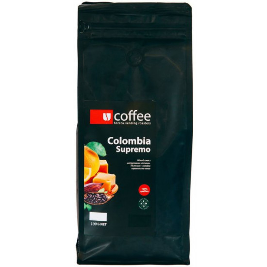  Кофе зерновой Ucoffee - Colombia Supremo 100% Арабика 100 г К545/6