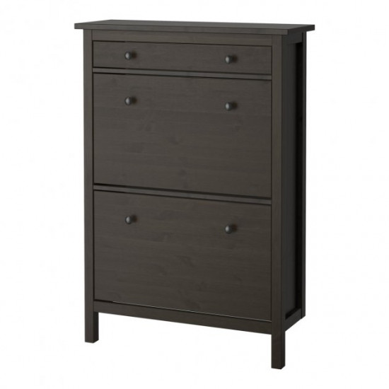 Cabinet for cabinet HEMNES 89x127 cm IKEA 402.169.08 black/brown