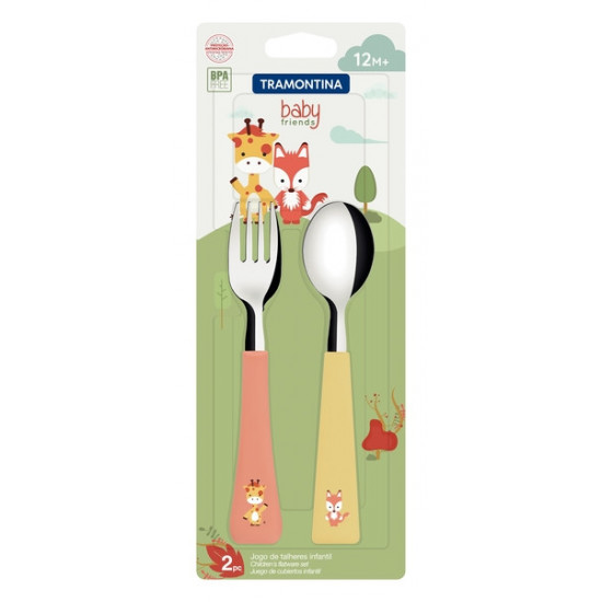 Children's cutlery set Tramontina Baby Friends, 2 pieces 23797/905