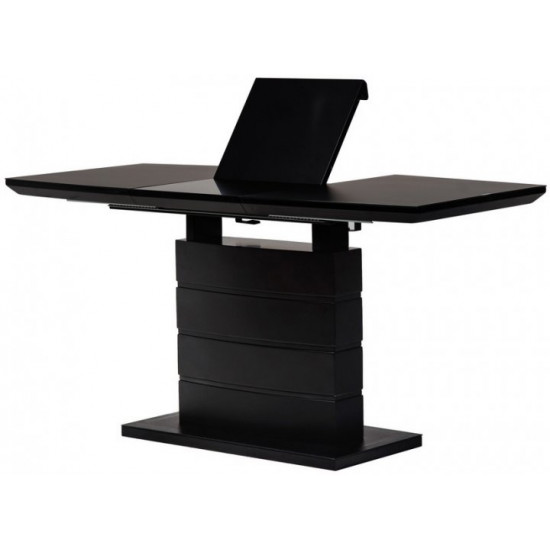 Dining table Vetro Mebel TMM-50-2 Matte black (TMM-50-2-matte-black)