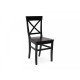 Wooden chair HENRY (black)