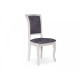 Wooden chair with soft seat and back MARSEILLE (white)