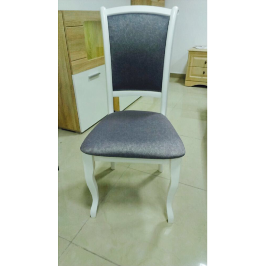 Wooden chair with soft seat and back MARSEILLE (white)