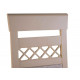 Wooden chair with soft seat ZHUR-9 (white)