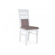 Wooden chair with soft seat ZHUR-9 (white)