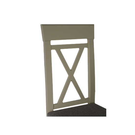 Wooden chair with soft seat ZHUR-18 (vanilla)