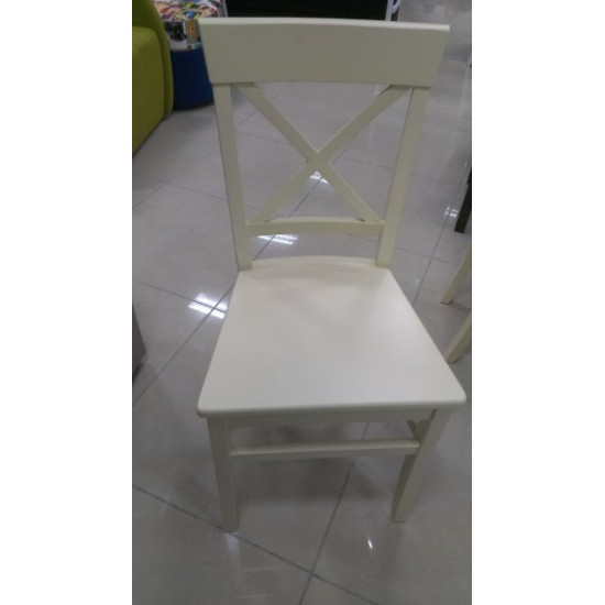 Wooden chair HENRY (ivory)