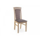 Wooden chair with soft seat and back ZHUR-4 (vanilla)