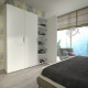 Hinged wardrobe with shelves Without brand MST-13 600*2190*520 concrete