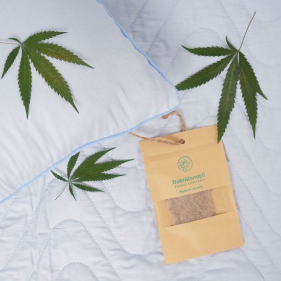 Hemp mattress cover Dobri Konopli for double bedroom 160*200 cm