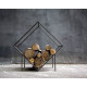 Suchasna firewood rack “Rhombus” is a stylish accessory for the fireplace. Art Republic