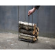 Suchasna firewood rack “Rhombus” is a stylish accessory for the fireplace. Art Republic