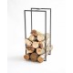 Minimalist straight-cut firewood. Art Republic