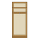 Two-door wardrobe (900) (1 shelf + rod) MAXI-FURNITURE Milky oak (11236)