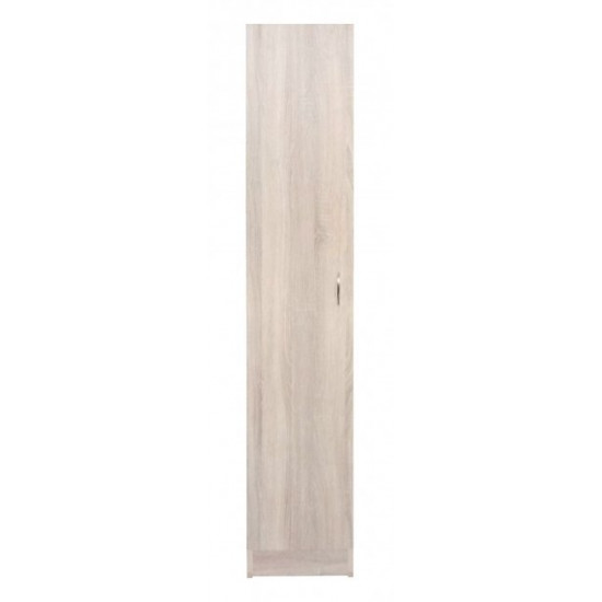 Single-door wardrobe (500) (without mezzanine) MAXI-FURNITURE Milky oak (11271)