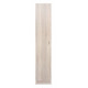 Single-door wardrobe (500) (without mezzanine) MAXI-FURNITURE Milky oak (11271)