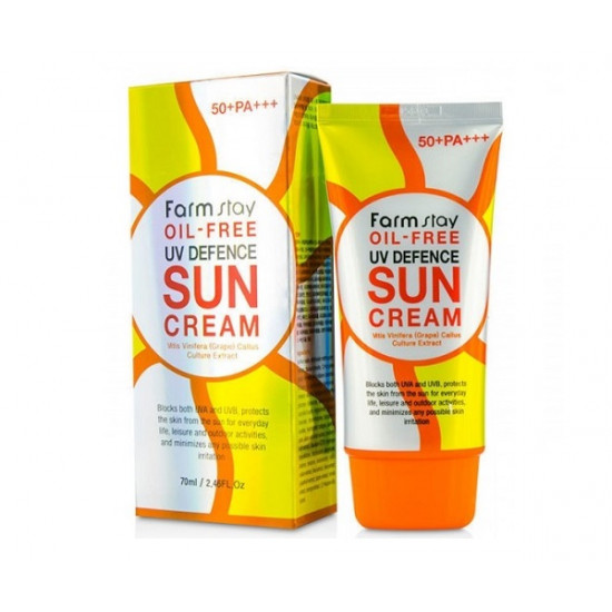  Солнцезащитный обезжиренный крем FarmStay Oil-Free Uv Defence Sun SPF50+ 70мл (FS0103)