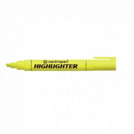 Marker Centropen Fax 1-4.6 mm wedge-shaped Yellow (01241)