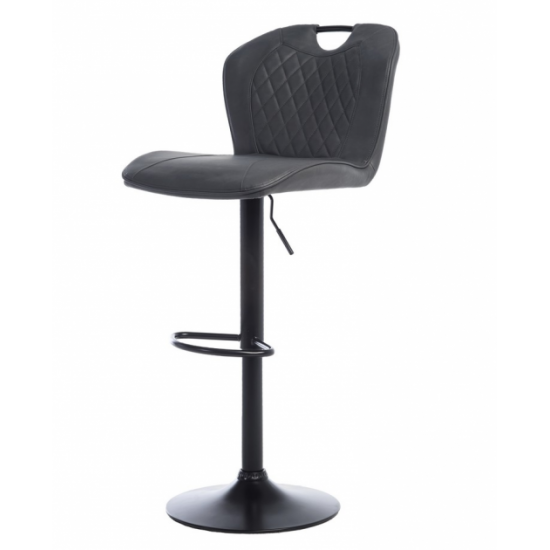 Bar stool Vetro Mebel B-102 charcoal antique