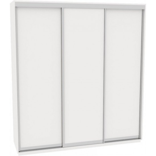 Sliding wardrobe DOM N2196 White chipboard 190x60x240