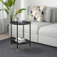 Coffee table IKEA ASPEROD 45 cm black (104.621.80)