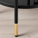 Coffee table IKEA ASPEROD 45 cm black (104.621.80)