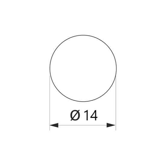 Заглушка Weiss на конфірмату самоклеюча d=14 вудлайн мокка (50 шт)