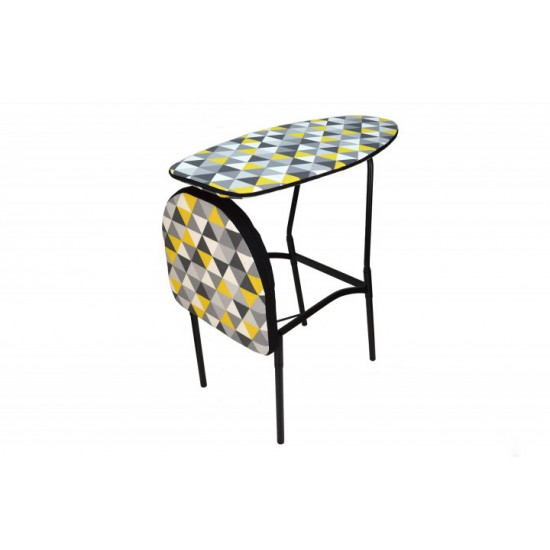 Transformable chair (ironing board) R-1 figure patterns with retractable stand