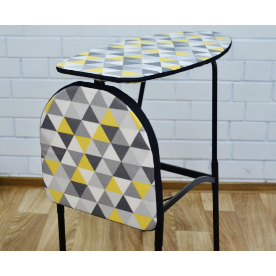 Transformable chair (ironing board) R-1 figure patterns with retractable stand