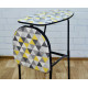 Transformable chair (ironing board) R-1 figure patterns with retractable stand