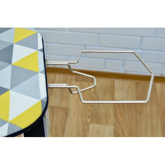 Transformable chair (ironing board) R-1 figure patterns with retractable stand