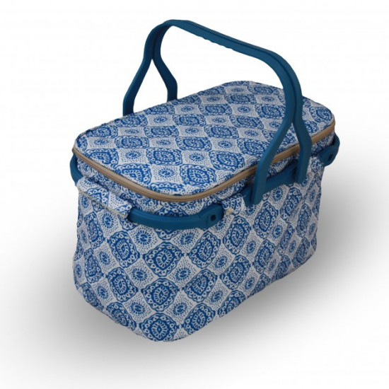 Thermal picnic bag 25l Mazhura textile blue (mz1072-2)