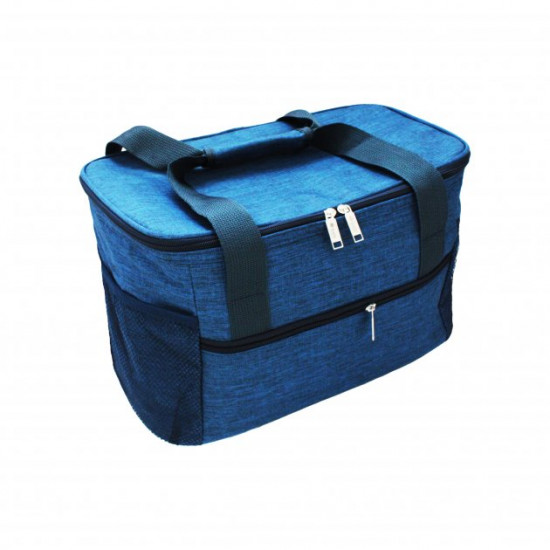 Thermal picnic bag 22l Mazhura textile blue (mz1090blu)