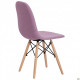 Dining chair Lorenzo 840*440*530 Wood/Textile, color beech/lilac AMF