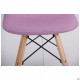 Dining chair Lorenzo 840*440*530 Wood/Textile, color beech/lilac AMF