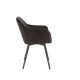 Chair R-63 /1040*700*450 black metal/black corduroy fabric Wind Furniture